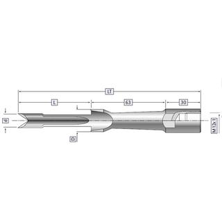 Slot Boring Bit z=2