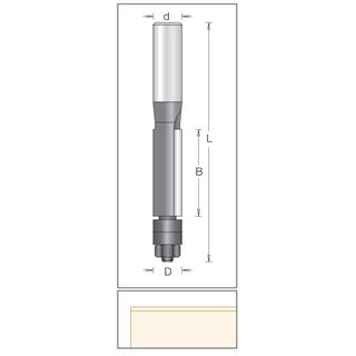 Flushtrimmer Bit Double Bearing