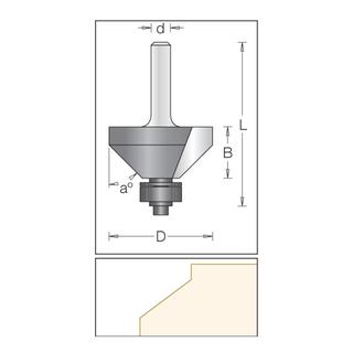 Bevel Trimmer Bit