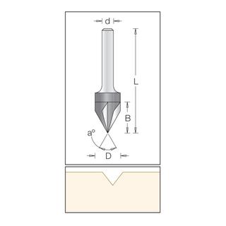 V Groove Bit for Engraving Wood