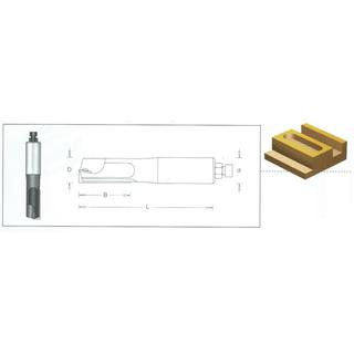 Straight Router Cutter with Plunge Center Tip