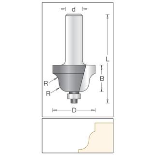 Roman Ogee Bit