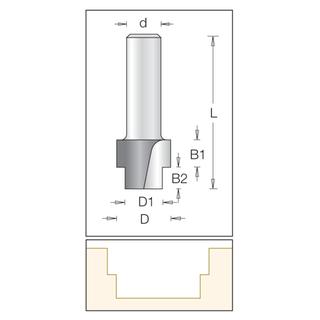 Stepped Rebate Bit