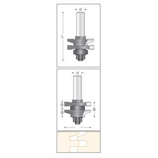 Tongue & Groove Raised Panel Set