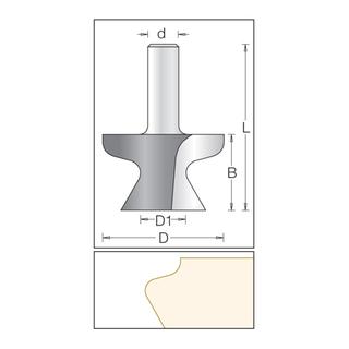 Window Sill Edge Bit