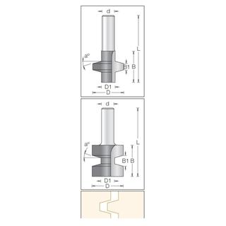 Wedge & Tongue Bit