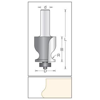 Flat Bull Nose Bead Bit