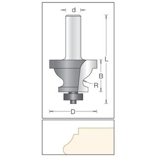 Bull Nose Mould Bit