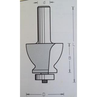 Edge mould Bit