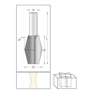 Butterfly Spline Bit