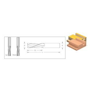 Solid Carbide Spiral Three Flute Upcut