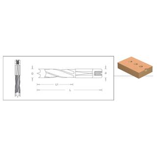 Dowel Drill - Double Flute L 57,5