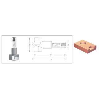 Cylinder Boring Bit Combi System L70