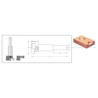 Adjustable Cylinder Boring Bit 30-60