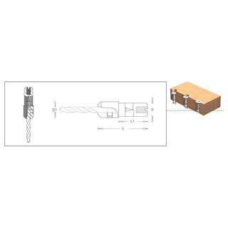 Chuck Adapter for Solid Hm or Hss Drill