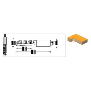 Multiple Cutting Edge Up & Down Shear Router Cutter