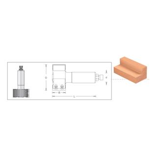 Straight Rebater Router Cutter with Scorers