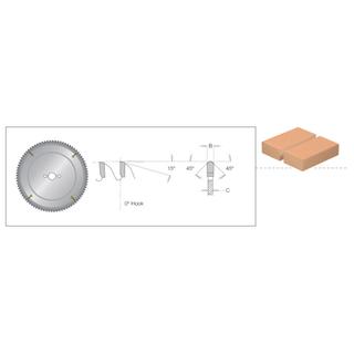 Trimming & Sizing Extended Life Saw Blade for MDF