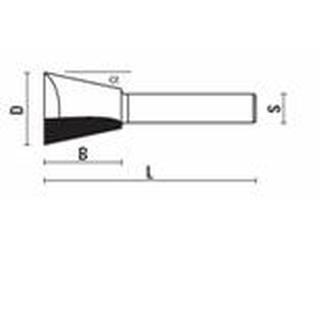 T.C.T. Dovetail Bit for HOFFMANN