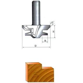 45o Lock Mitre Joint Bit