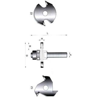 T.C.T Slot Cutters