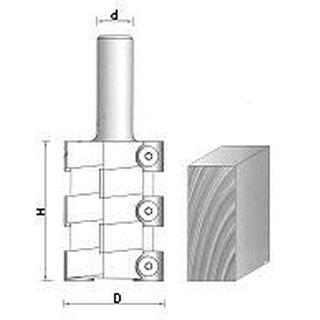 Spral Straight Bit with Reversible Knives